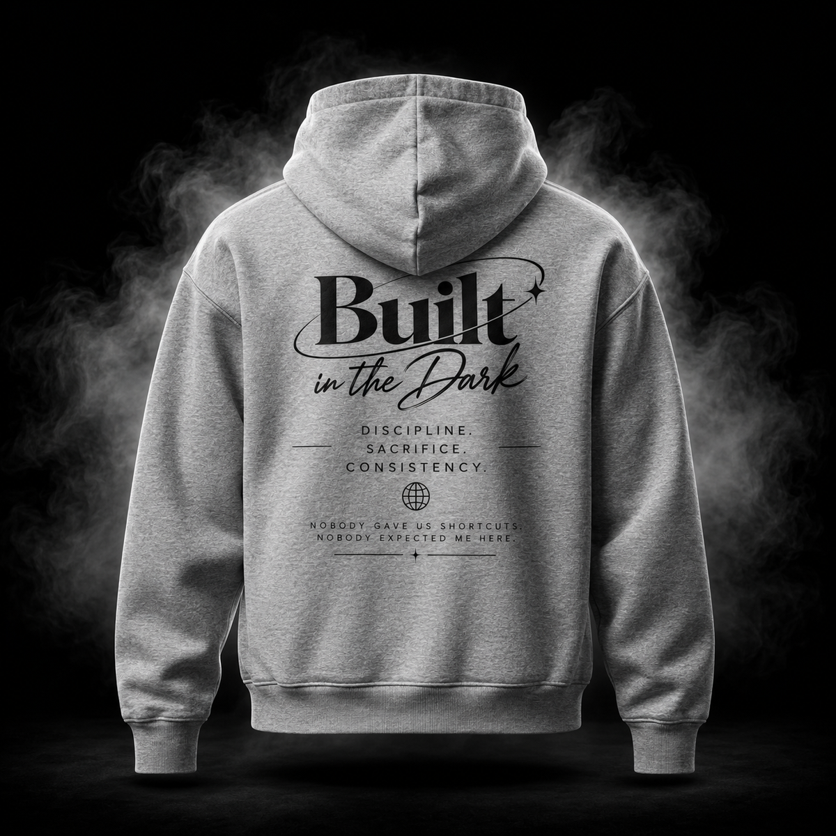 BUILT IN THE DARK. — Oversized Hoodie
