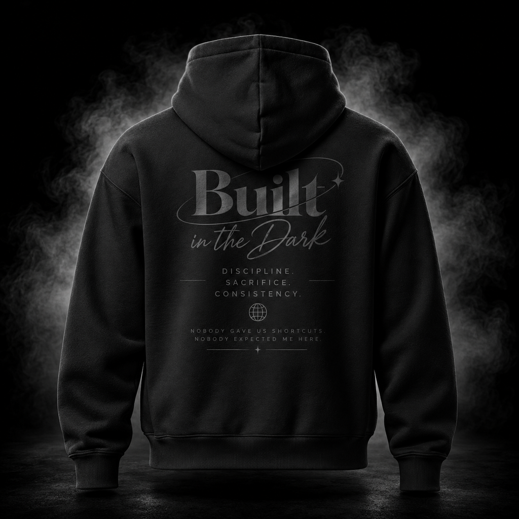 BUILT IN THE DARK. — Oversized Hoodie