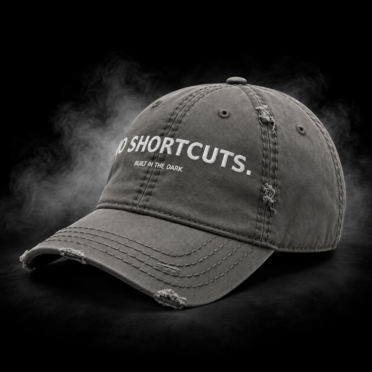 BUILT IN THE DARK. — 3D Embroidered Cap