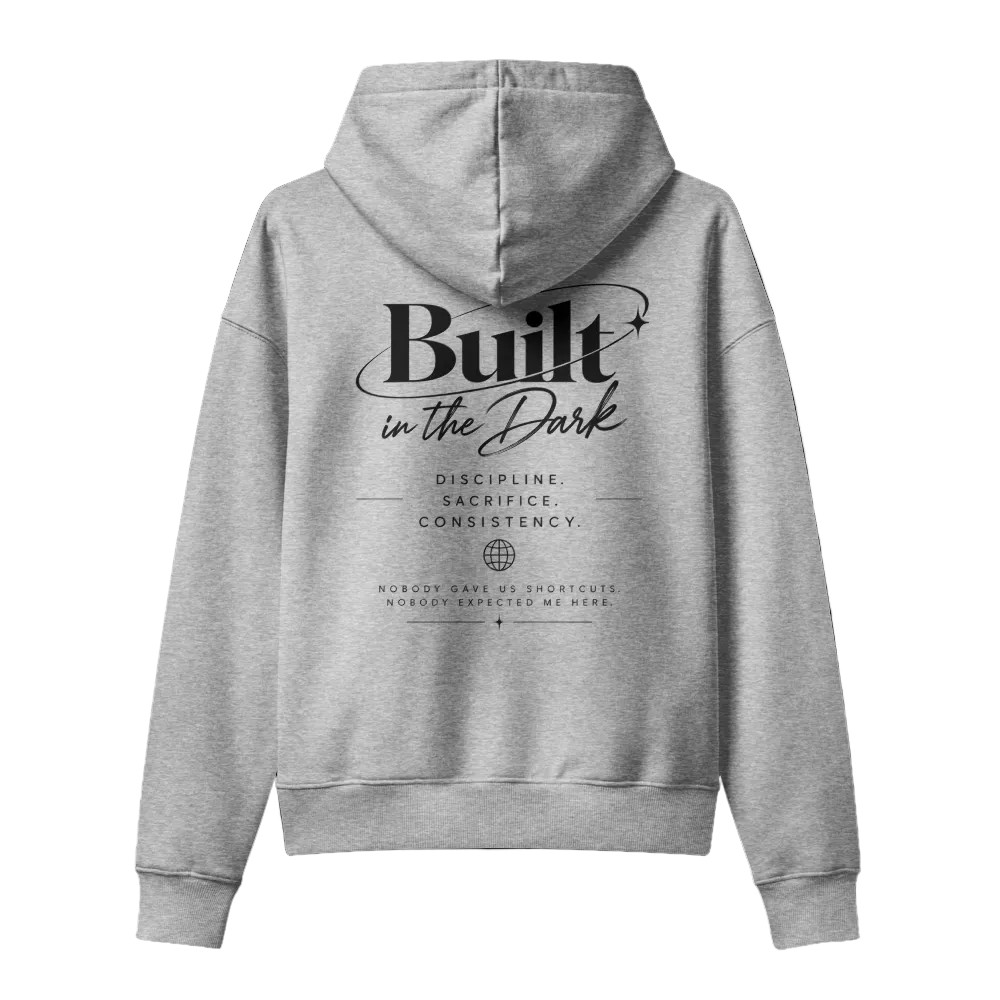 BUILT IN THE DARK. — Oversized Hoodie